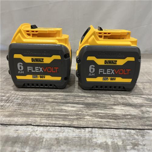 AS-IS DEWALT FLEXVOLT 20V/60V MAX Lithium-Ion 6.0Ah Battery Pack (2 Pack)
