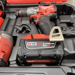 AS-IS Milwaukee FUEL 18V Lithium-Ion Brushless Cordless Hammer Drill and Impact Driver Combo Kit