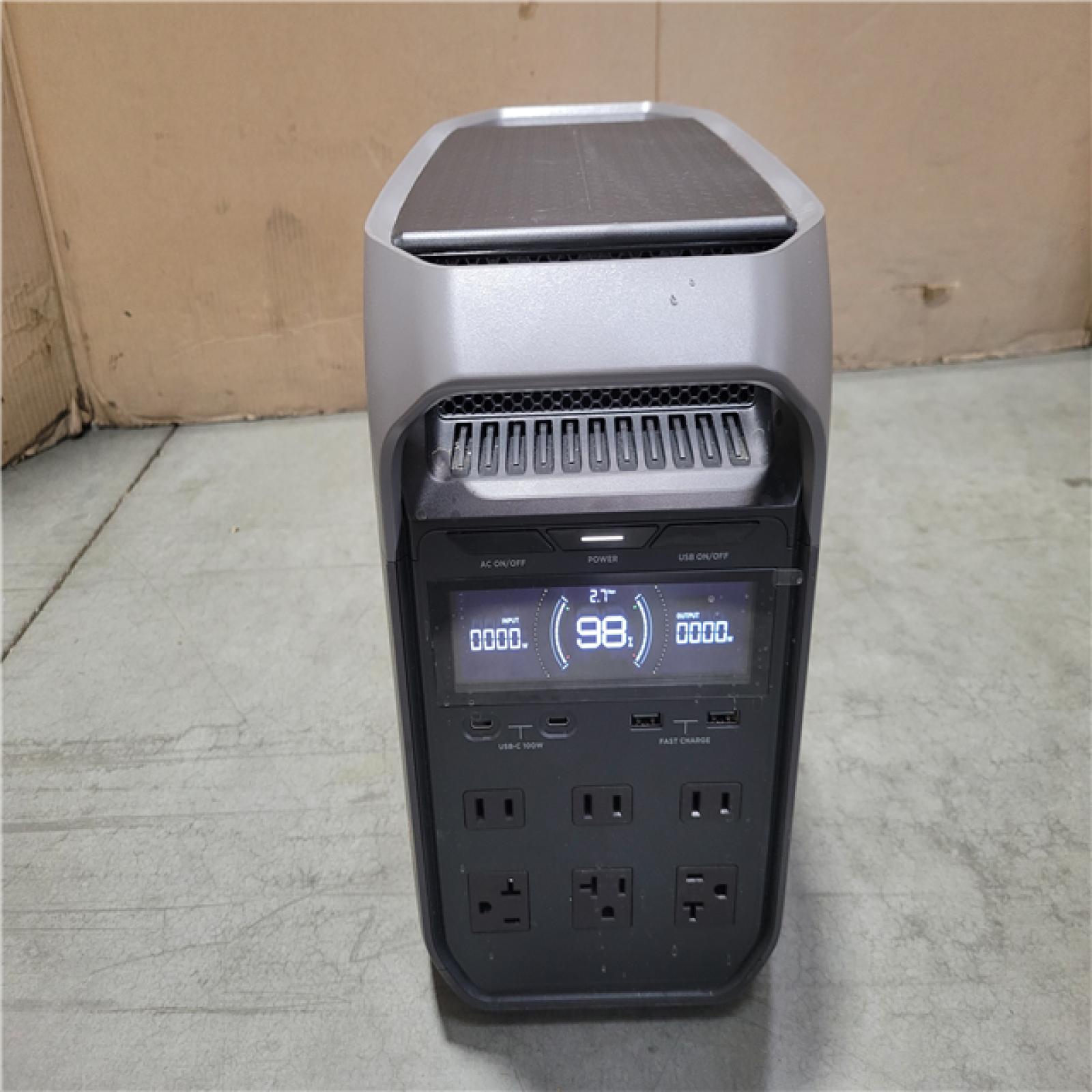 CALIFORNIA AS-IS LIKE NEW ECOFLOW DELTA 3 3 600-WATT GENERATOR