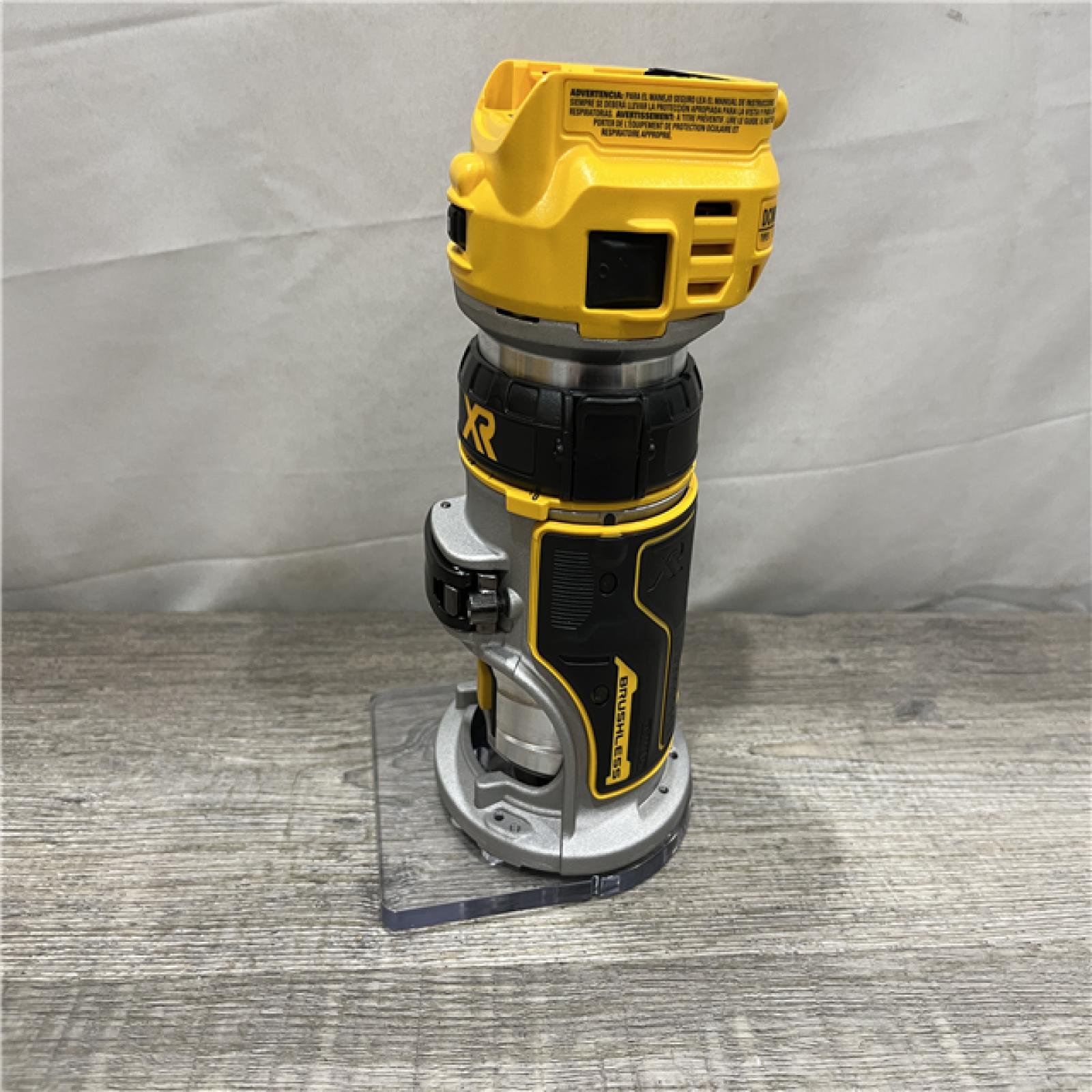 AS-IS DEWALT 20V MAX XR Cordless Brushless Fixed Base Compact Router (Tool Only)