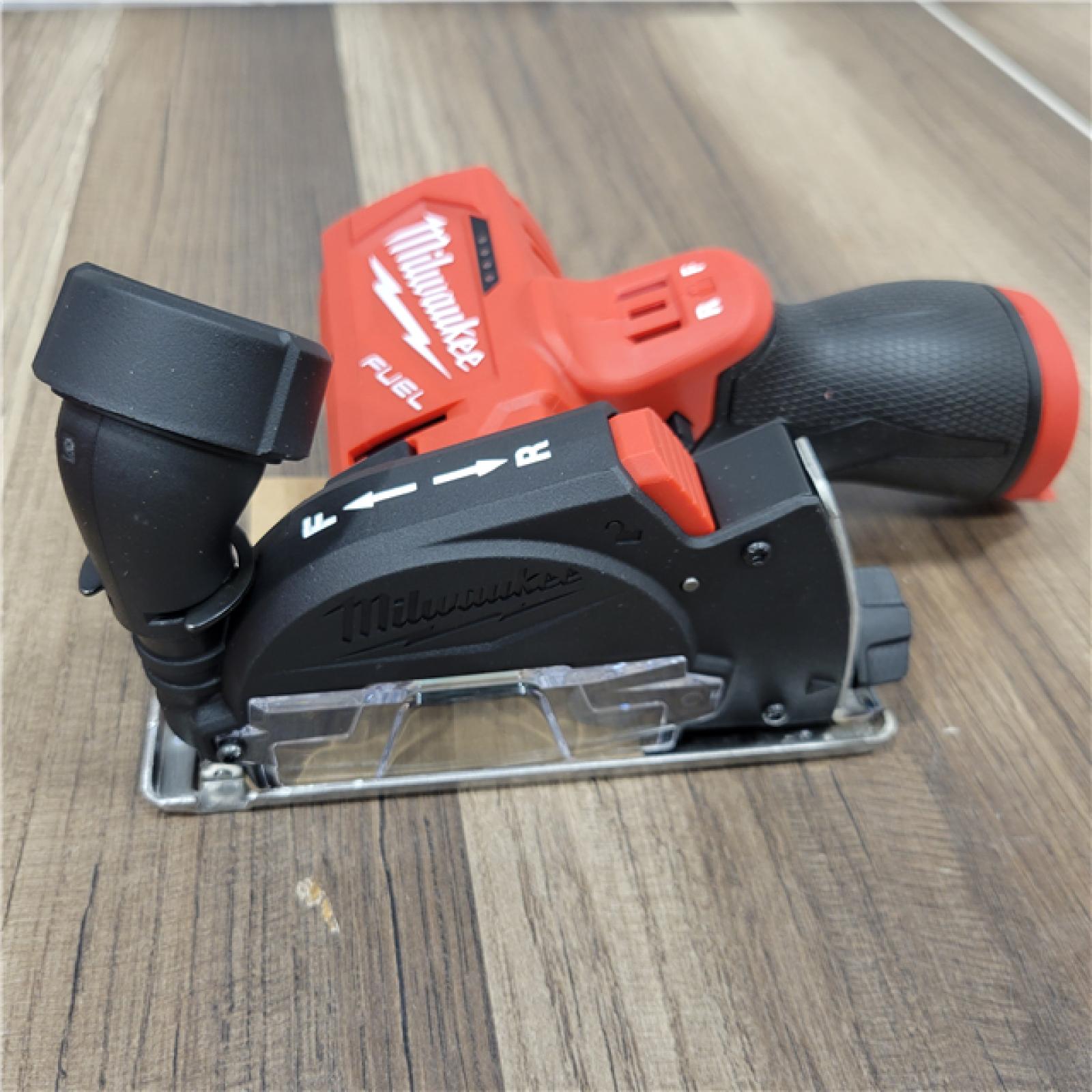 AS-IS Milwaukee M12 FUEL 12V Lithium-Ion Brushless Cordless 3 in. Cut Off Saw (Tool-Only)