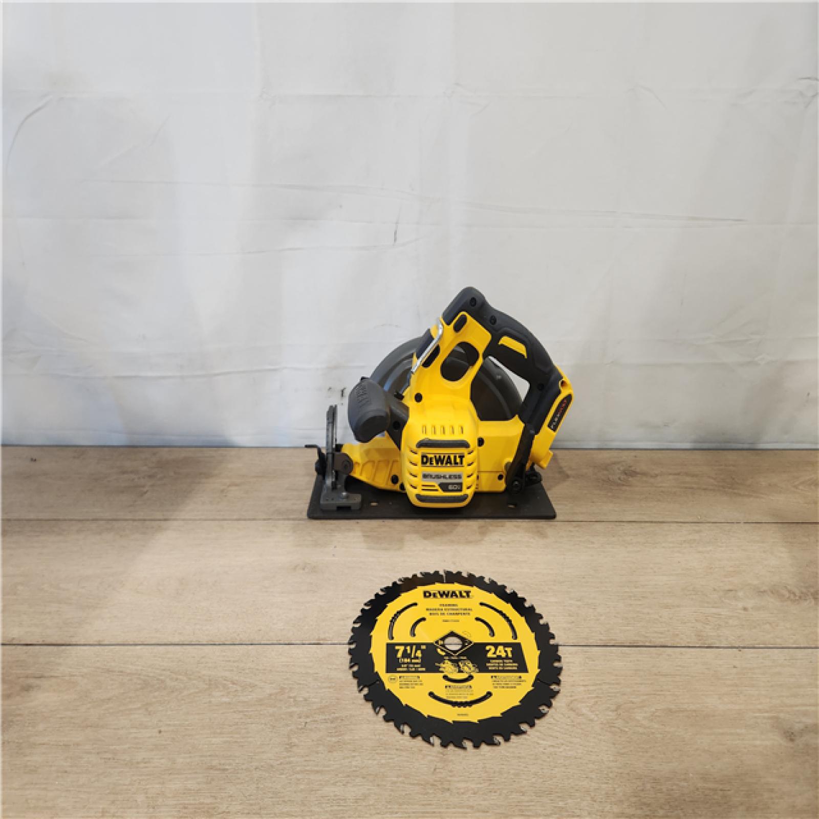 AS-IS- DeWALT Flexvolt Max 7-1/4  60V Brushless Circular Saw (Bare Tool)