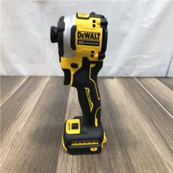 AS-IS DEWALT ATOMIC 20V MAX Cordless Brushless Compact 1/4 in. Impact Driver (Tool Only)
