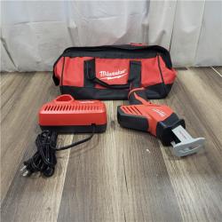 AS IS Milwaukee 2420-21 - M12 Fuel Hackzall 1/2  12V 1.5Ah Cordless Straight Handle Reciprocating Saw Kit