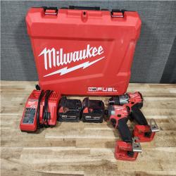 HOUSTON LOCATION - AS - IS Milwaukee 2 Tool Combo Kit W/ (2) Battery & Charger