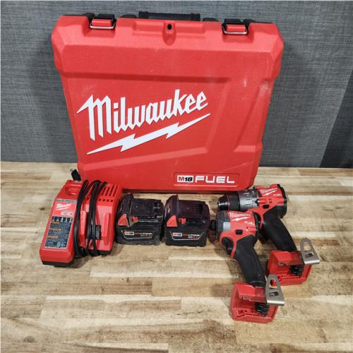 HOUSTON LOCATION - AS - IS Milwaukee 2 Tool Combo Kit W/ (2) Battery & Charger