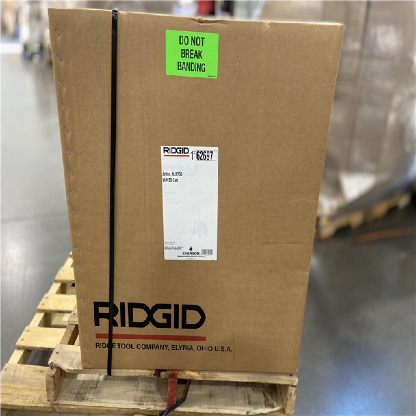 DALLAS LOCATION - RIDGID 62697 KJ-1750-C Water Jetter Drain Cleaner with Cart