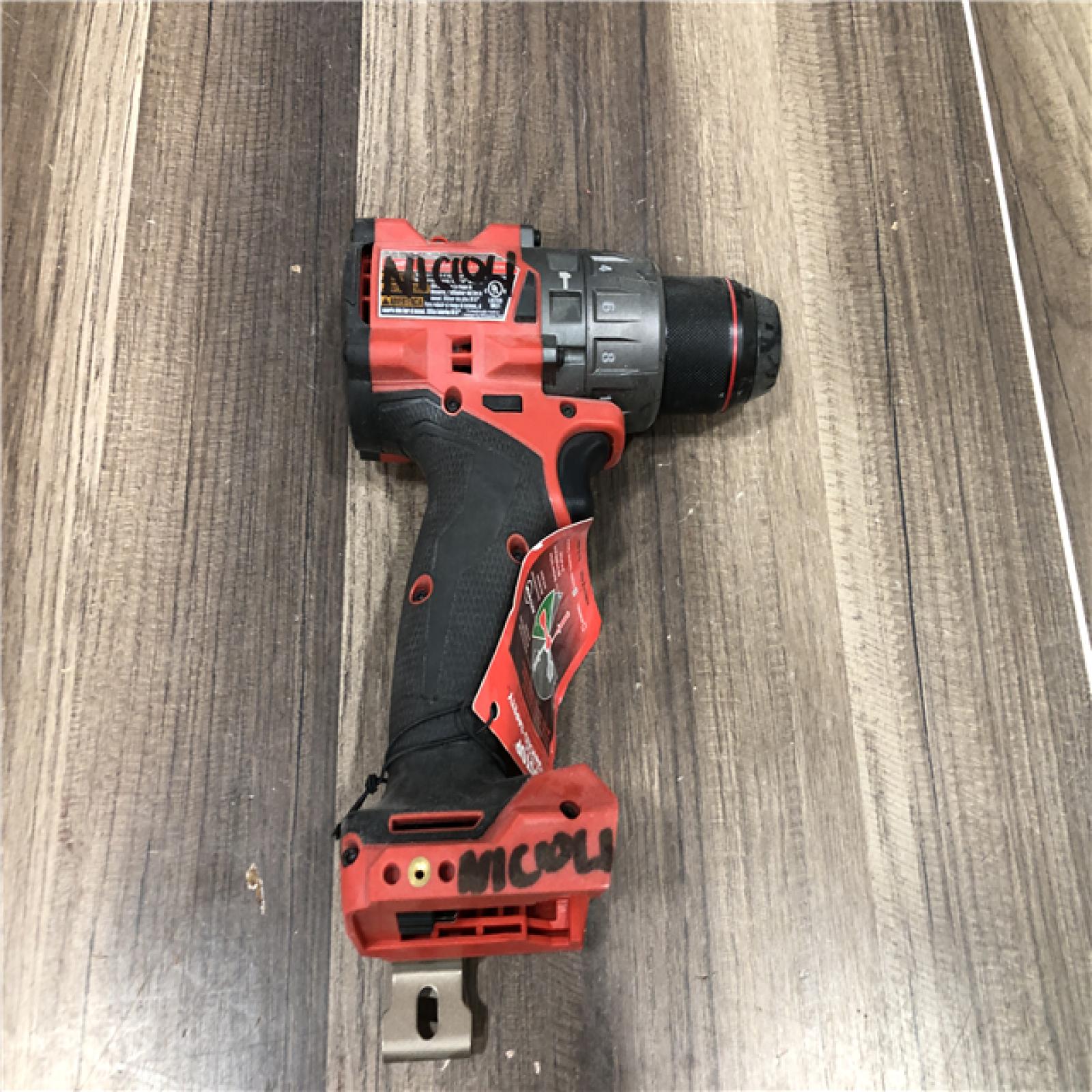 AS-IS Milwaukee FUEL 18V Lithium-Ion Brushless Cordless 1/2 in. Hammer Drill/Driver (Tool-Only)