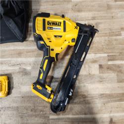 HOUSTON LOCATION - AS - IS DEWALT 20V MAX XR Lithium-Ion Cordless 2-1/2 in. 15-Gauge Finish Nailer Kit