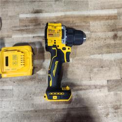 HOUSTON LOCATION - AS - IS DEWALT Atomic 20V Lithium-Ion Cordless Compact 1/2 in. Drill/Driver Kit
