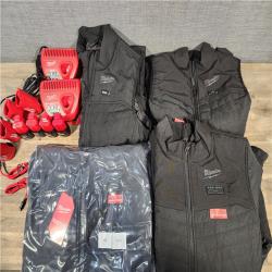 HOUSTON LOCATION - AS-IS MILWAUKEE 4 HEATED CLOTHING COMBO KIT