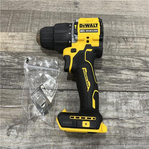 AS-IS DEWALT ATOMIC 20-Volt MAX Brushless Cordless 1/2 in. Hammer Drill (Tool-Only)