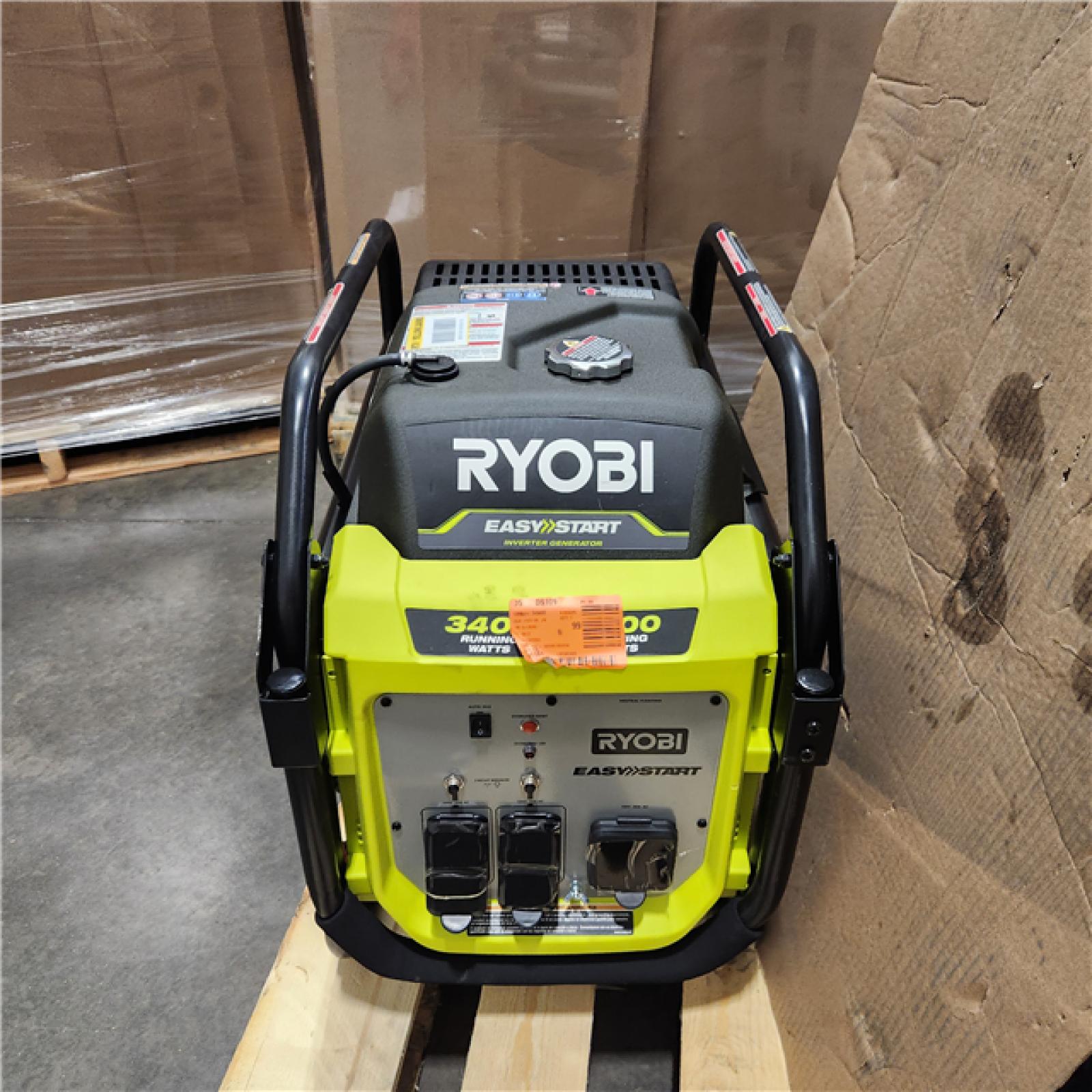 Dallas Location - As-Is RYOBI 4000-Watt Recoil Start Gasoline Generator