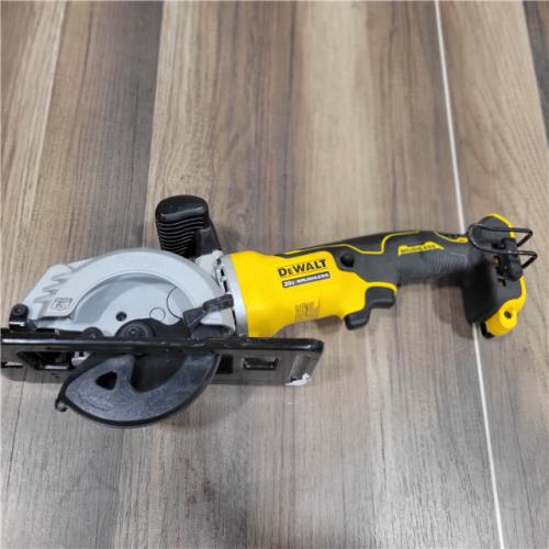 AS-IS DEWALT ATOMIC 20V MAX Cordless Brushless 4-1/2 in. Circular Saw (Tool Only)