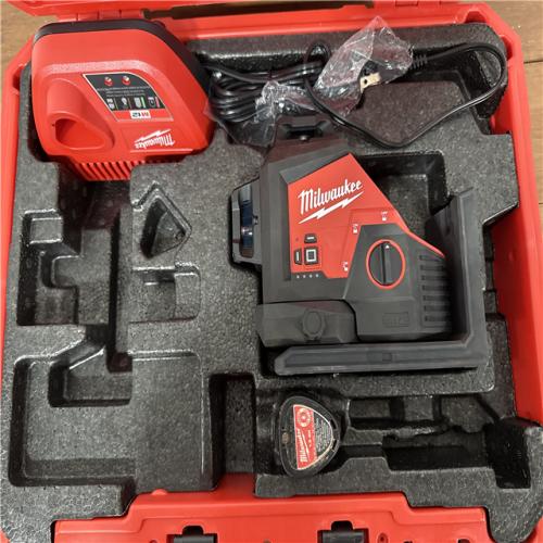 California Milwaukee M12 Green Laser Kit 360 degree 3-Plane