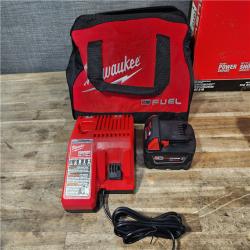 HOUSTON LOCATION - AS-IS Milwaukee M18 1/2 in. Cordless Brushless High Torque Impact Wrench Kit (Battery & Charger)