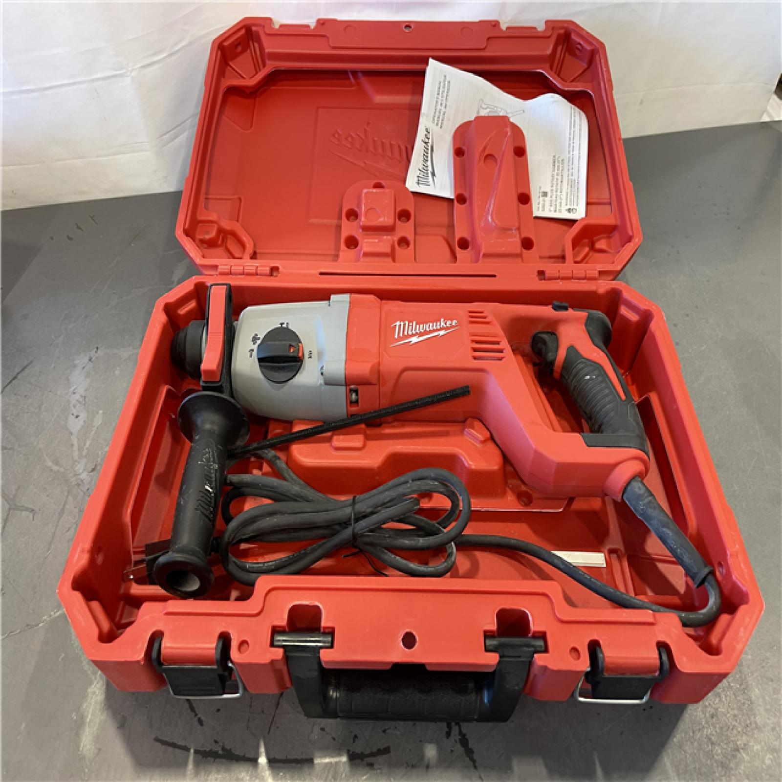 AS-IS - Milwaukee 1 in. SDS Plus D-Handle Rotary Hammer w/ Case