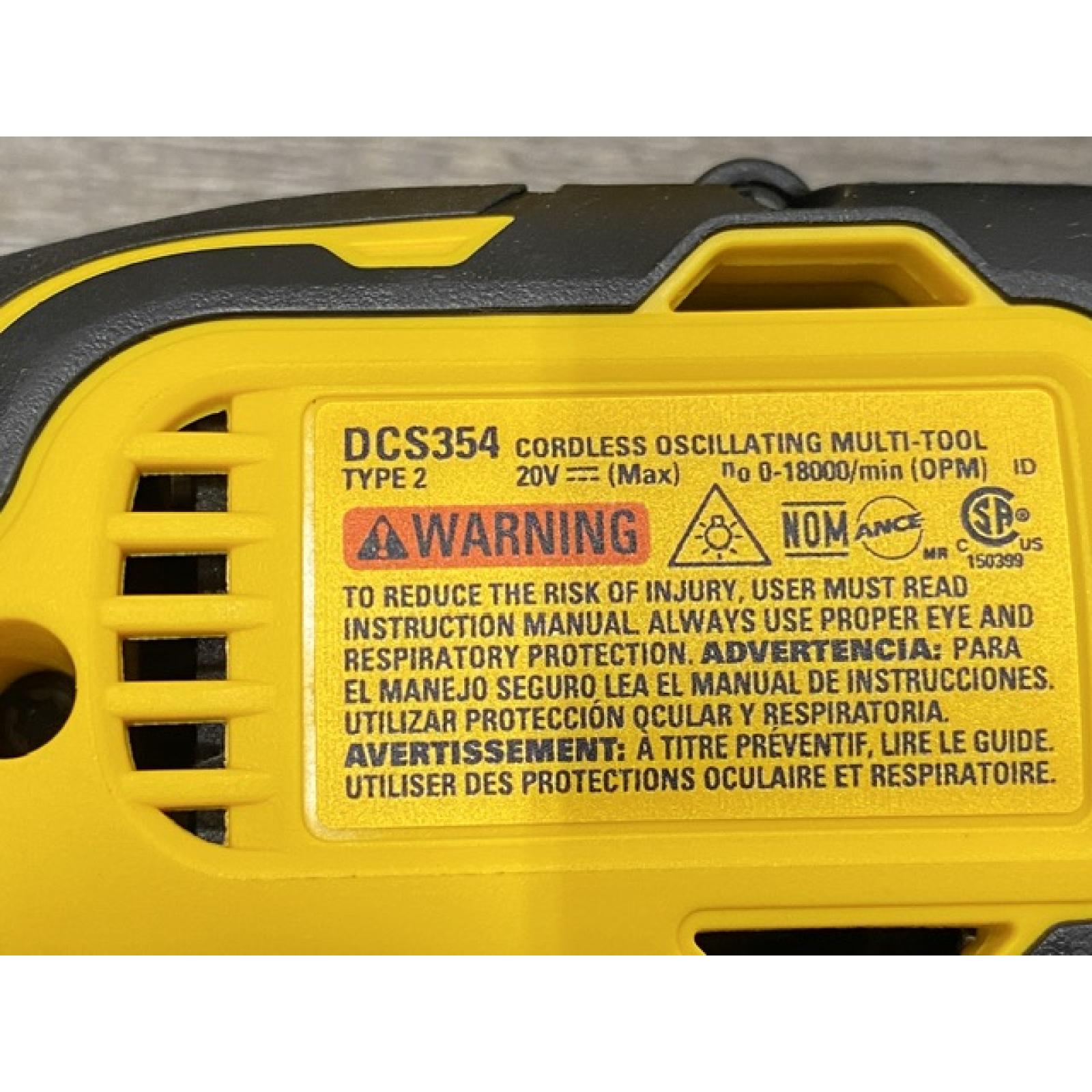 AS-IS DEWALT ATOMIC 20-Volt Lithium-Ion Cordless Brushless (4-Tool) Combo Kit