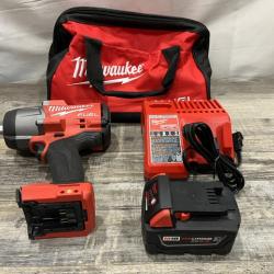 AS-IS Milwaukee FUEL 18V Lithium-Ion Brushless Cordless 1/2 in. Impact Wrench w/Friction Ring Kit