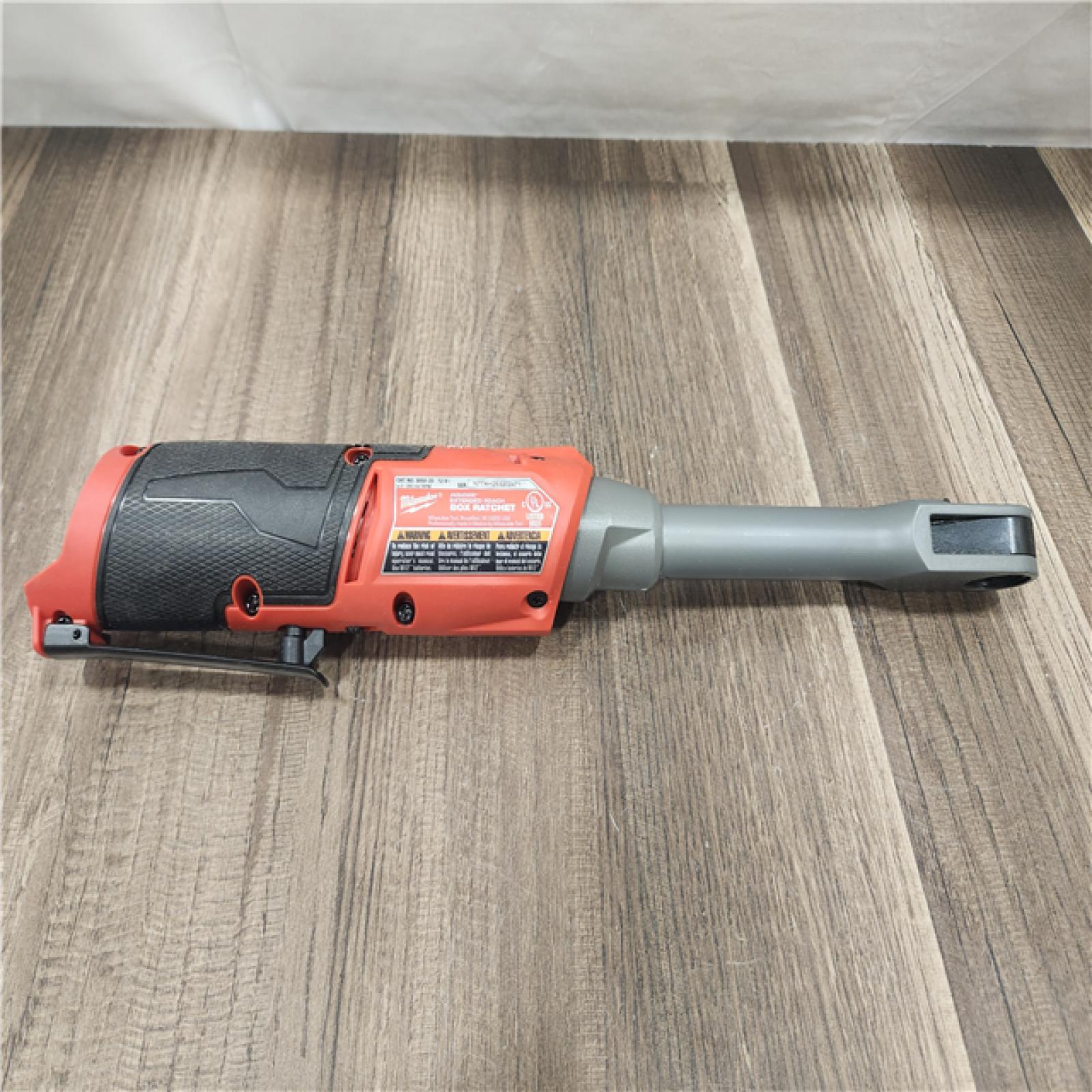 AS-IS- Milwaukee M12 FUEL INSIDER Extended Reach Box Ratchet (Tool-Only)