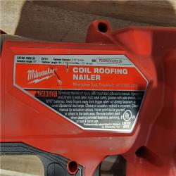 HOUSTON LOCATION - AS-IS M18 FUEL 18-Volt Lithium-Ion Brushless Cordless Coil Roofing Nailer (Tool Only)