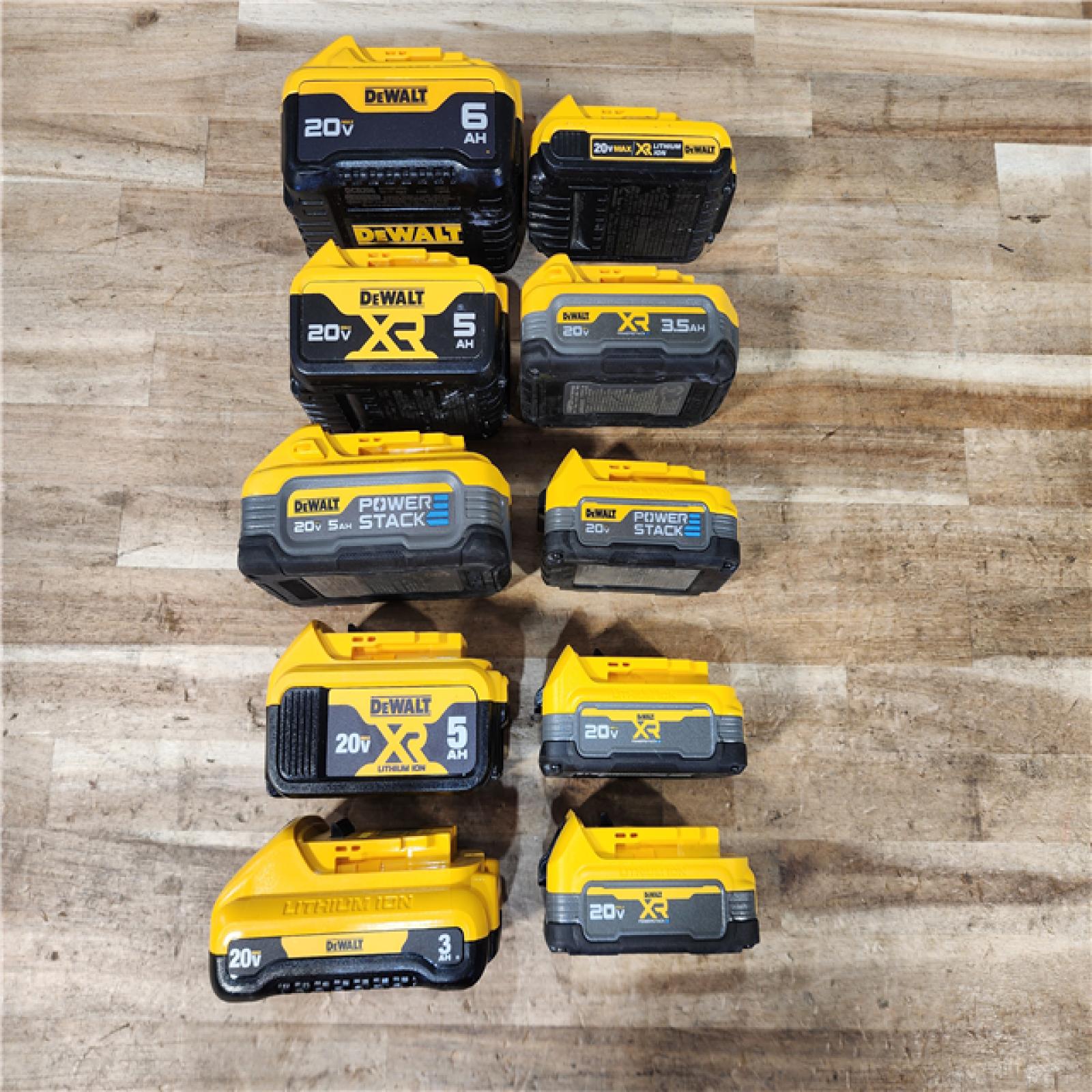 HOUSTON LOCATION - AS-IS DEWALT BATTERY PACK QTY - 10