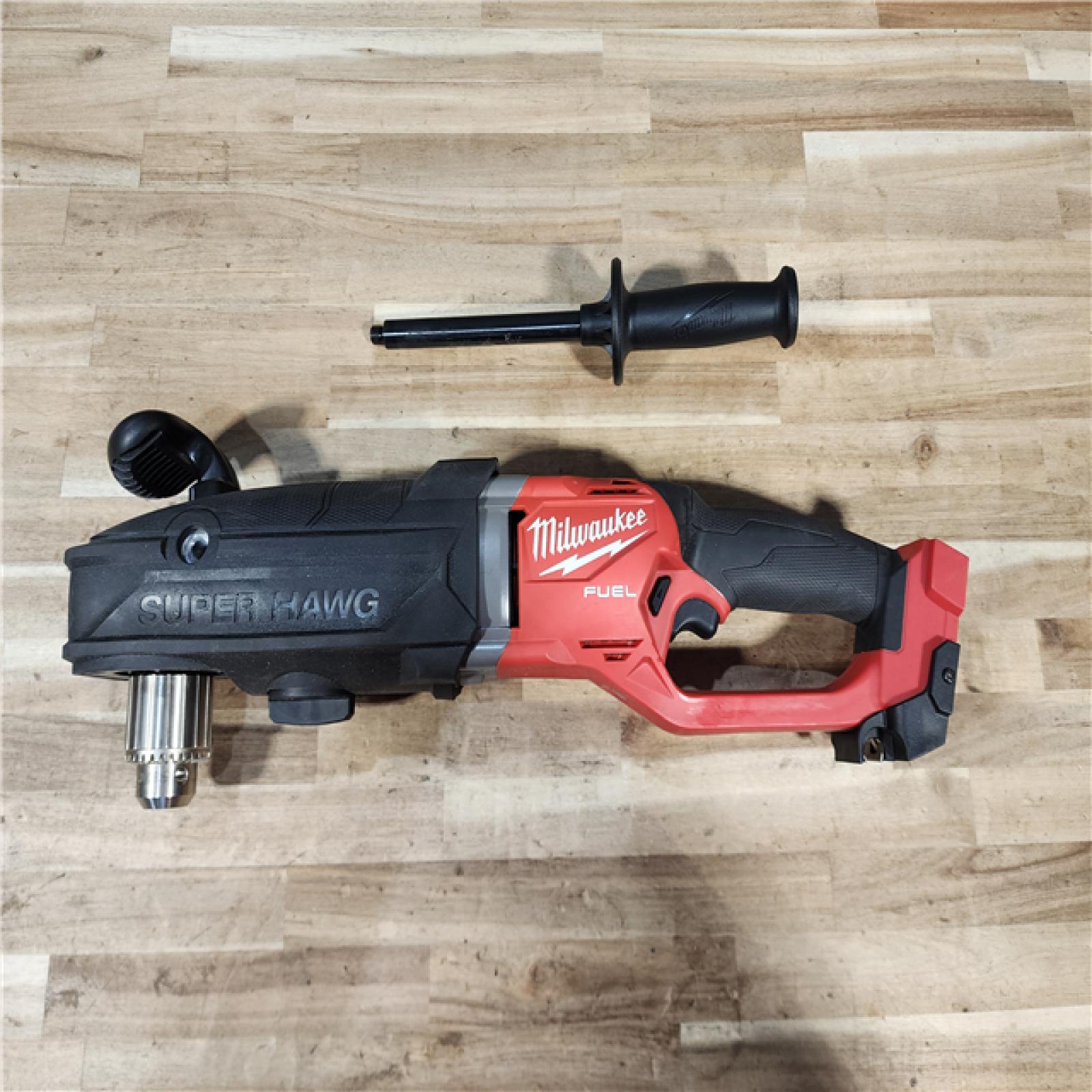 HOUSTON LOCATION - AS-IS Milwaukee FUEL 18V Lithium-Ion Brushless Cordless GEN 2 SUPER HAWG 1/2 in. Right Angle Drill (Tool-Only)
