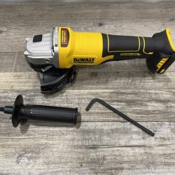 AS-IS DEWALT 20V MAX Cordless Brushless 4-1/2 in. Angle Grinder with Paddle Switch (Tool Only)