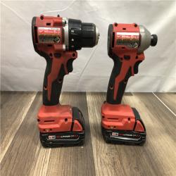 AS-IS Milwaukee 18V Lithium-Ion Brushless Cordless Compact Drill/Impact Combo Kit