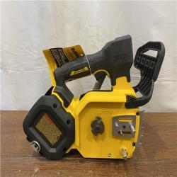 AS-IS  FLEXVOLT 60V MAX 14 in. Cordless Battery Powered Top Handle Chainsaw Kit with (2) FLEXVOLT 3 Ah Batteries & Charger