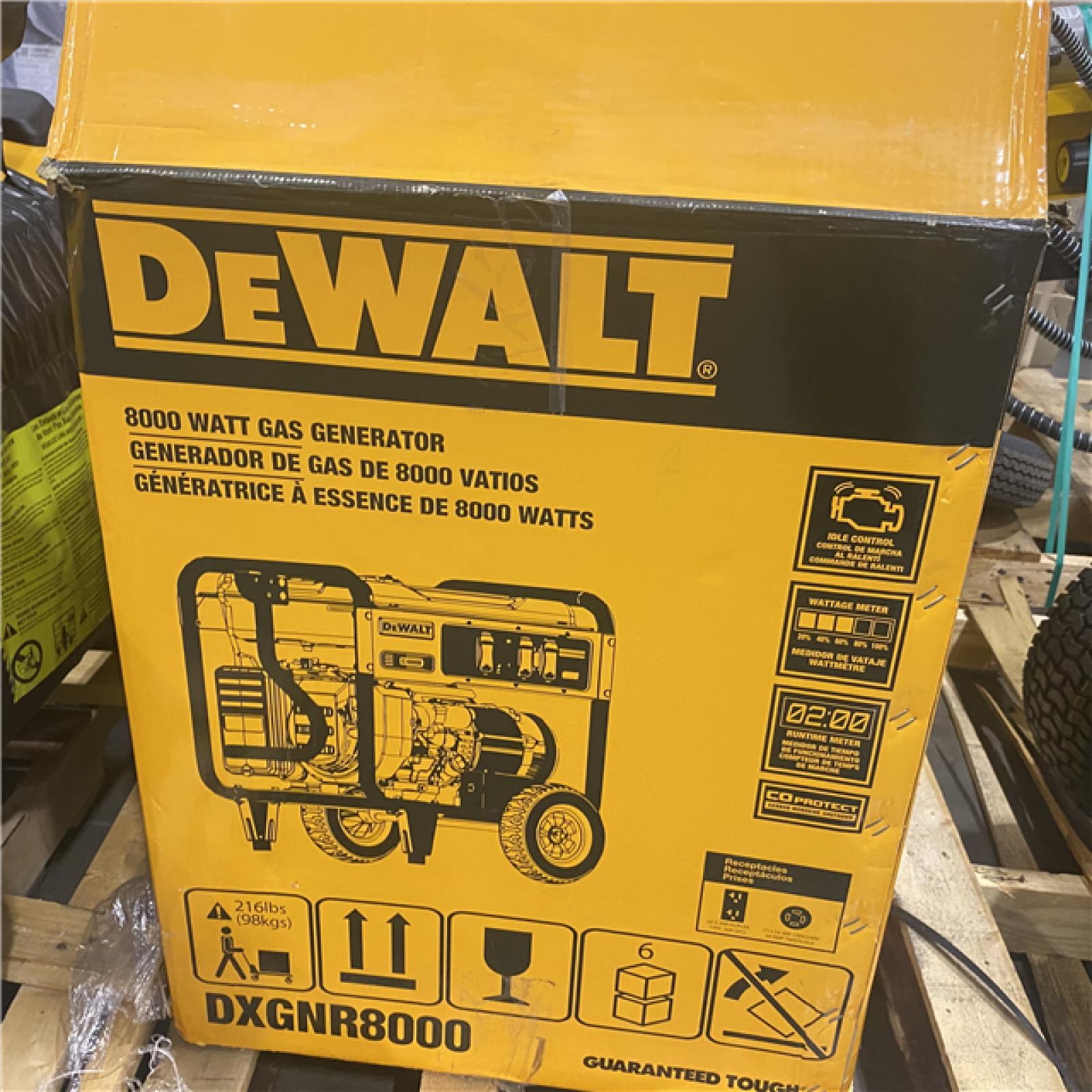 Dallas Location - As-Is DEWALT 10 000/8 000-Watt Gas Powered Portable Generator