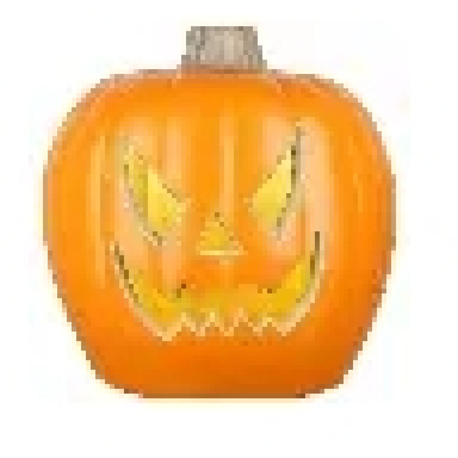DALLAS LOCATION- AS-IS HOME ACCENTS HOILDAY 20 LIGHTED BLOW MOLD ORANGE JACK O LANTERN SPOOKY FACE