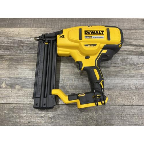 AS-IS DEWALT 20V MAX XR Lithium-Ion Electric Cordless 18-Gauge Brad Nailer (Tool Only)