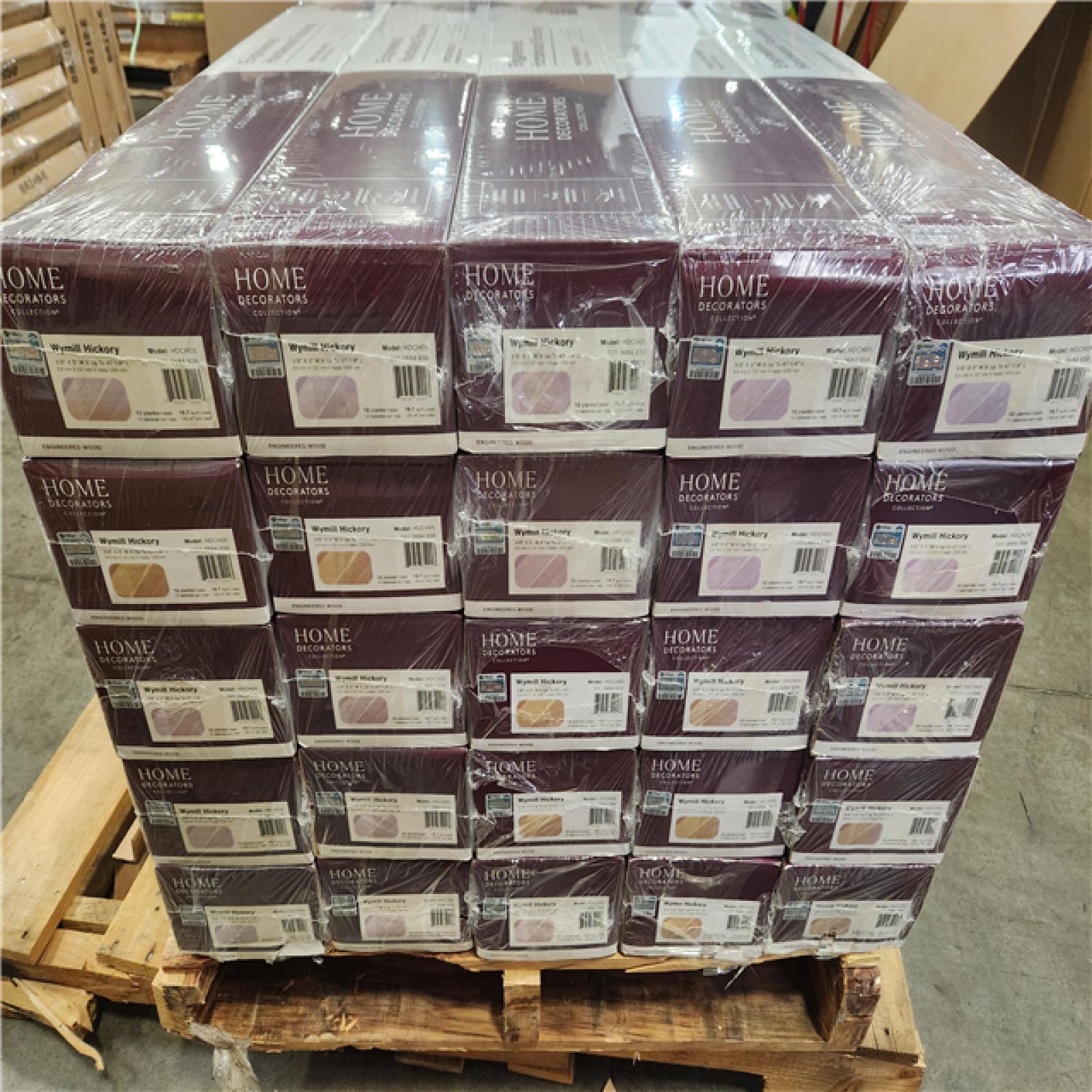 Phoenix NEW Home Decorators Collection Wymill Hickory 3/8 in. T x 5 in. W Click-Lock Wire Brushed Engineered Hardwood Flooring (492 sq. ft./25 case)