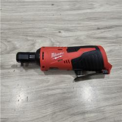 AS-IS Milwaukee M12 12V Lithium-Ion Cordless 1/4 in. Ratchet (Tool-Only)