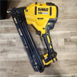 HOUSTON LOCATION - AS-IS DeWalt 20V MAX XR 15 Ga. Cordless 34 Deg Nailer Kit (Battery & Charger) 20 V