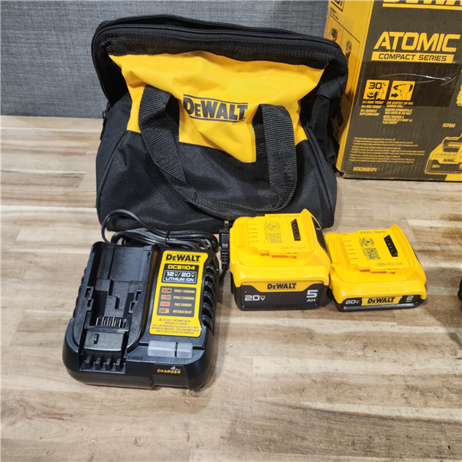 HOUSTON LOCATION - AS - IS DEWALT ATOMIC 20V MAX Lithium-Ion Cordless 2-Tool Combo Kit