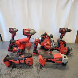 AS-IS- Milwaukee 18-Volt Lithium-Ion Cordless (9-Tool) Combo Kit