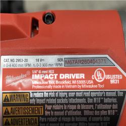 AS-IS  Milwaukee FUEL 18V Lithium-Ion Brushless Cordless Hammer Drill and Impact Driver Combo Kit