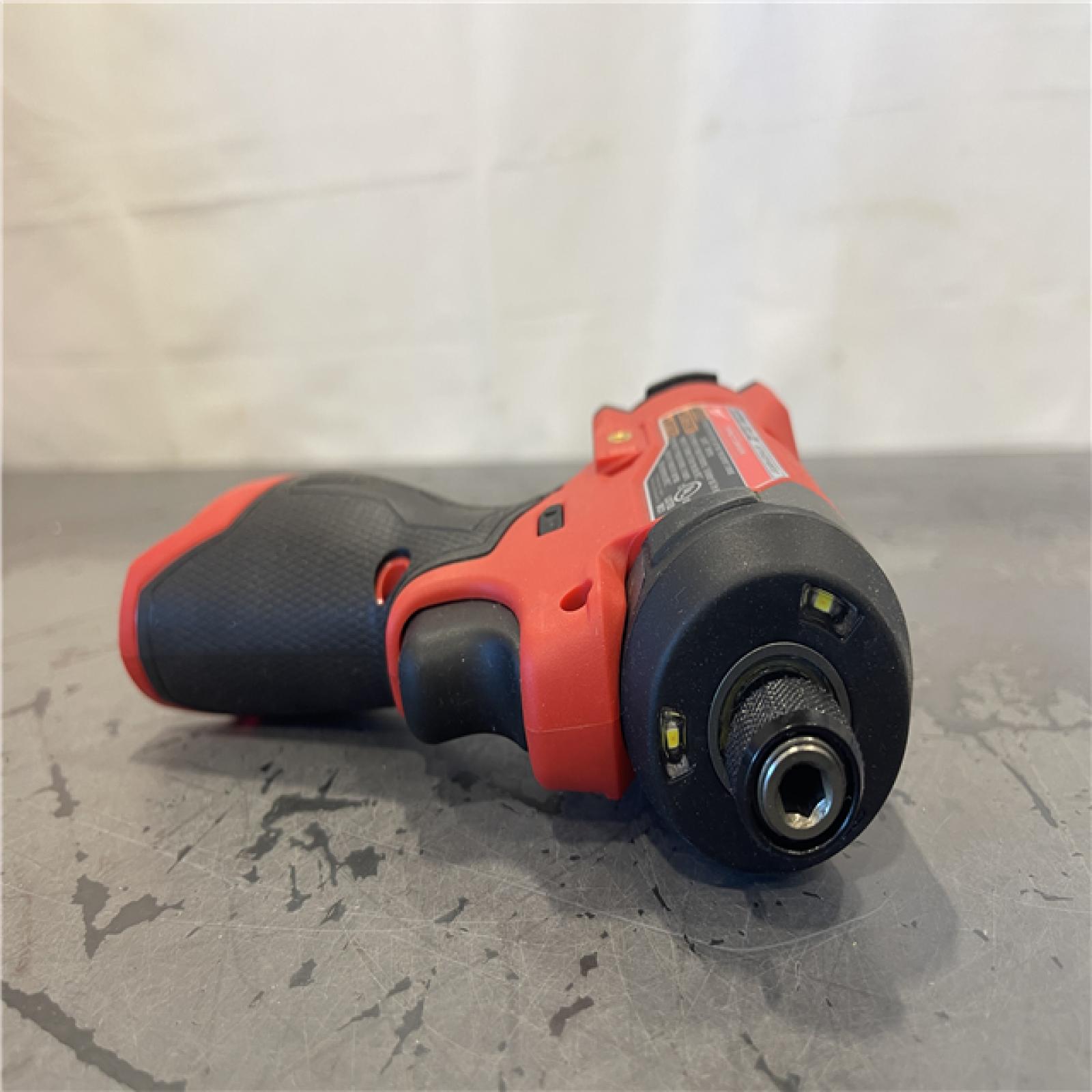 AS-IS- Milwaukee M12 FUEL 12V Lithium-Ion Brushless Cordless 1/4 in. Hex Impact Driver (Tool-Only)