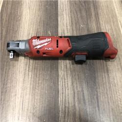 AS-IS Milwaukee FUEL 12V Lithium-Ion Compact 3/8 in. Cordless Ratchet (Tool-Only)