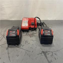 AS-IS- M18 18-Volt Lithium-Ion XC Starter Kit with Two 5.0Ah Batteries and Charger