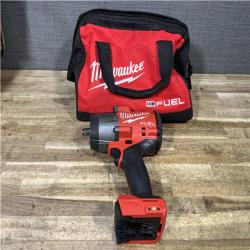Houston Location AS-IS Milwaukee FUEL 18V Lithium-Ion Brushless Cordless 1/2 in. Impact Wrench with Friction Ring (Tool-Only)