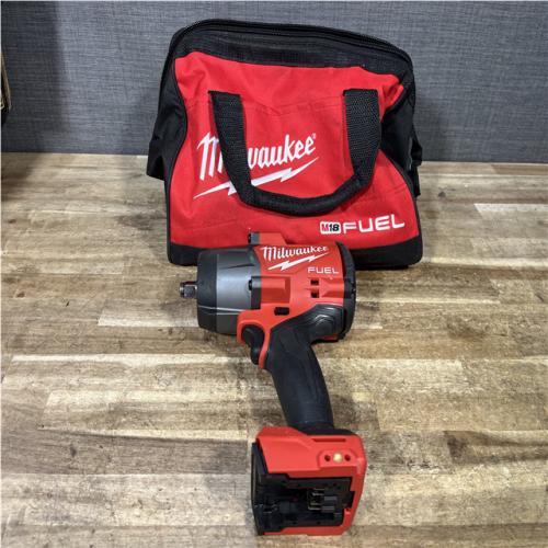 Houston Location AS-IS Milwaukee FUEL 18V Lithium-Ion Brushless Cordless 1/2 in. Impact Wrench with Friction Ring (Tool-Only)