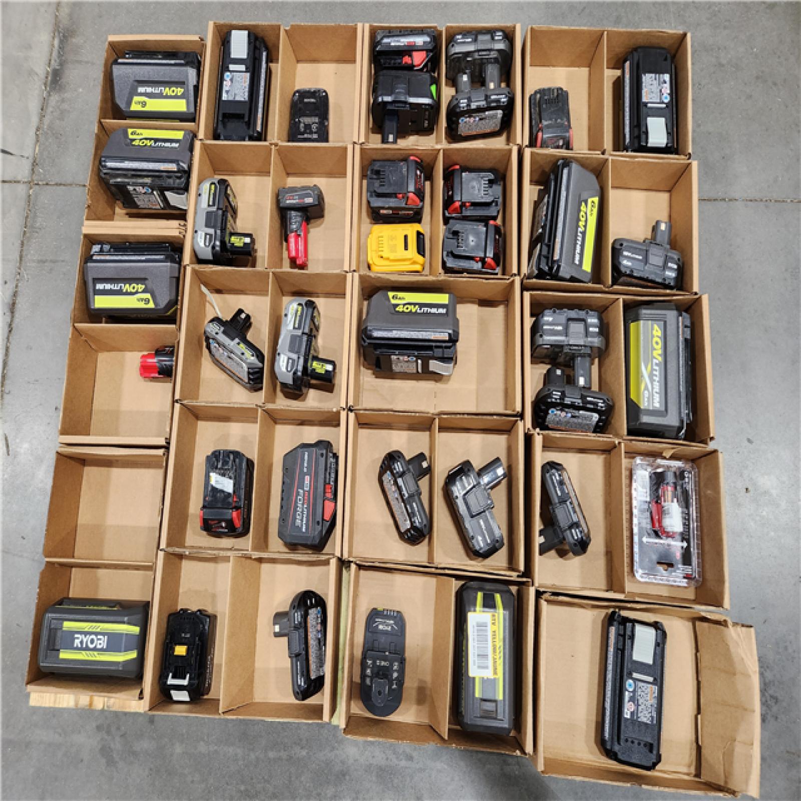 DALLAS LOCATION- AS-IS BATTERY PALLET