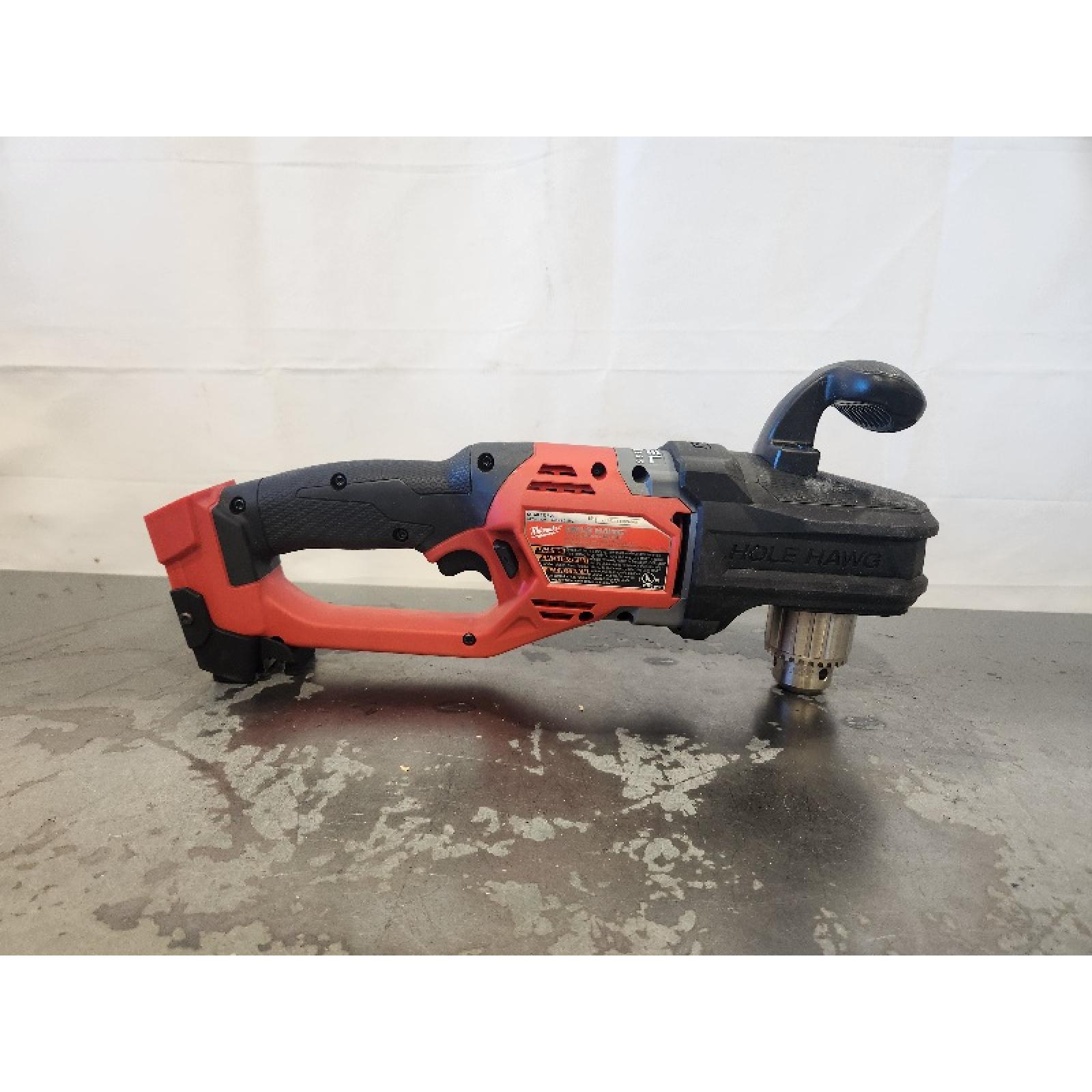 AS-IS- Milwaukee M18 18V Fuel Hole Hawg 1/2 Right Angle Drill (Tool-Only)