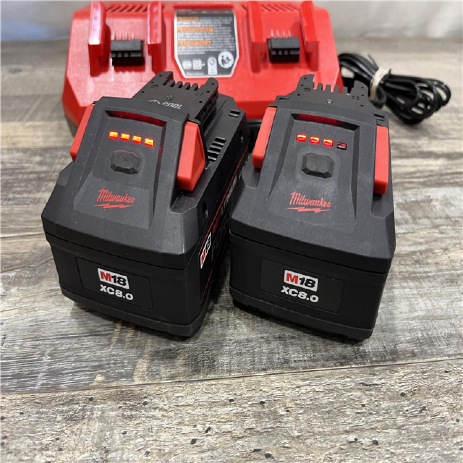 AS-IS Milwaukee 18-Volt Lithium-Ion REDLITHIUM FORGE Starter Kit