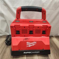 AS-IS- Milwaukee M18 Packout Six Bay Rapid Charger (Tool-Only)