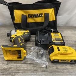 AS-IS DEWALT Atomic 20V Max Lithium-Ion Brushless Cordless Compact 1/4 in. Impact Driver Kit
