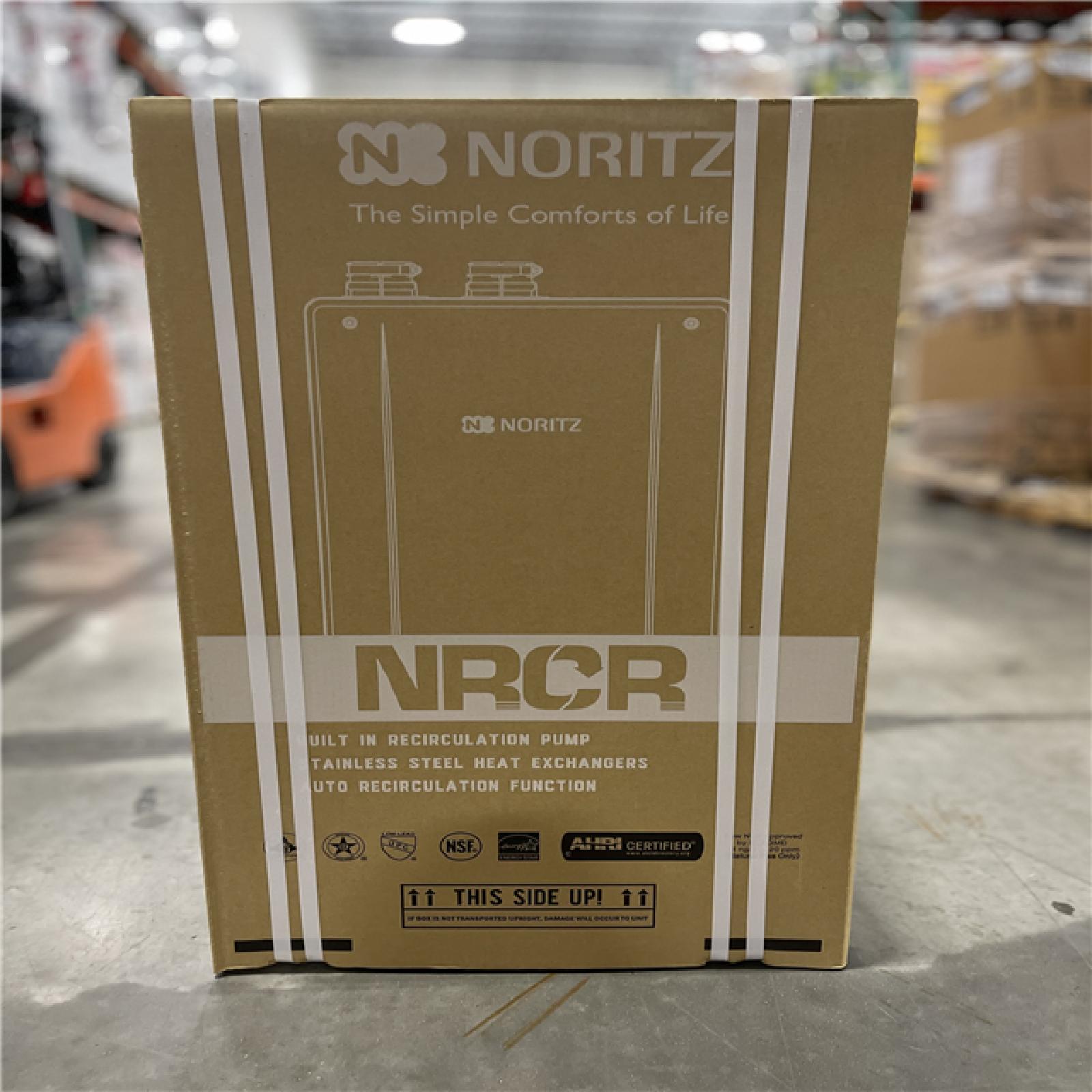 DALLAS LOCATION -NEW! Noritz America 165 MBH Indoor/Outdoor Condensing Natural Gas Tankless Water Heater